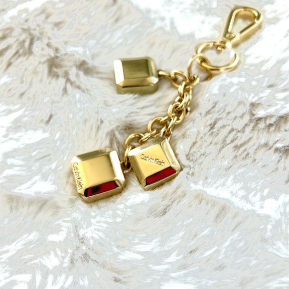 FREE with bundles Calvin Klein key fob / bag charm - Picture 3 of 3